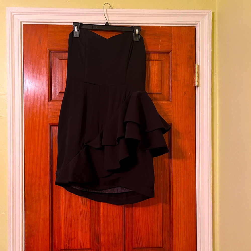 H&M Strapless Black Dress